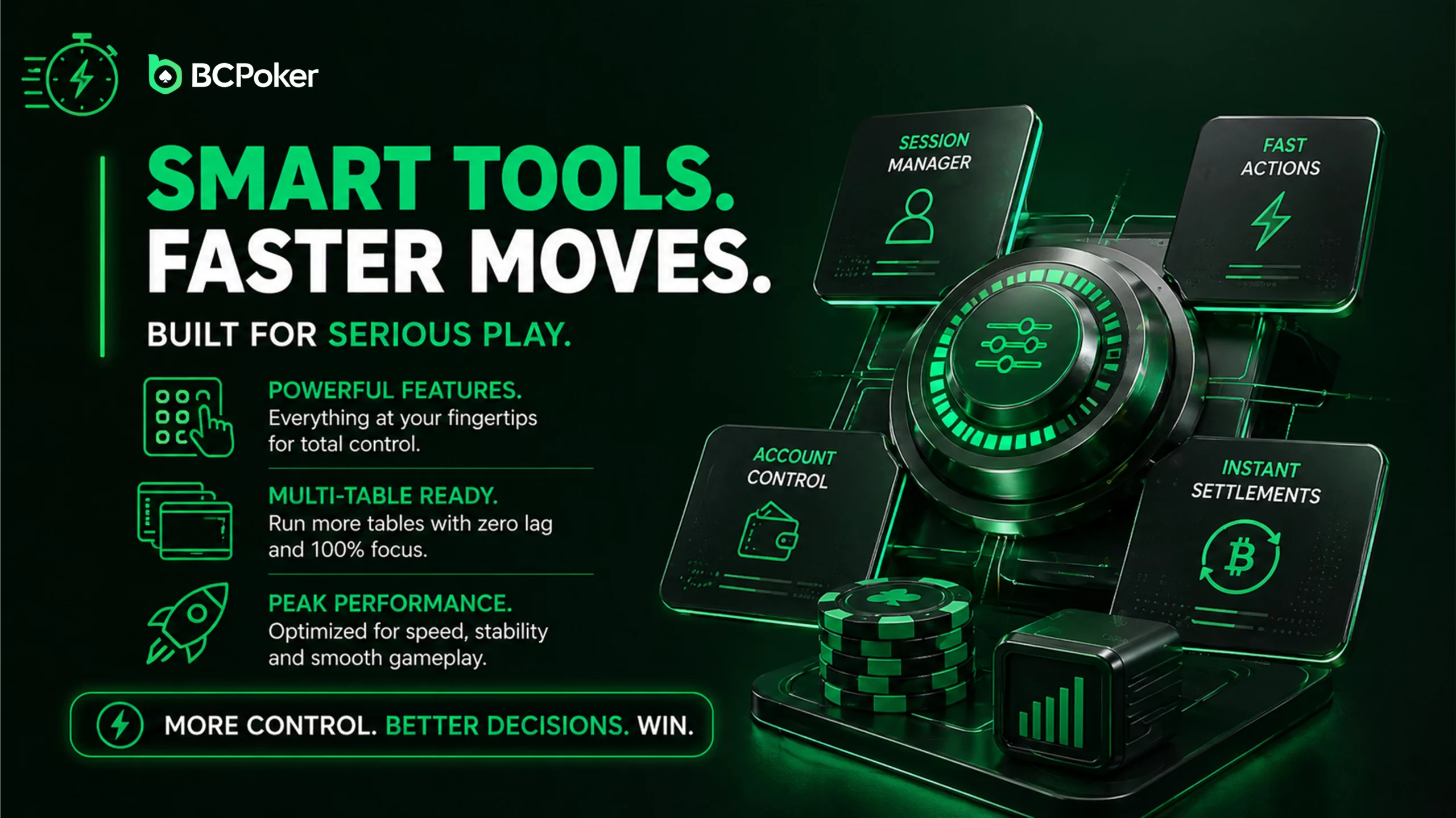 BCPoker app features
