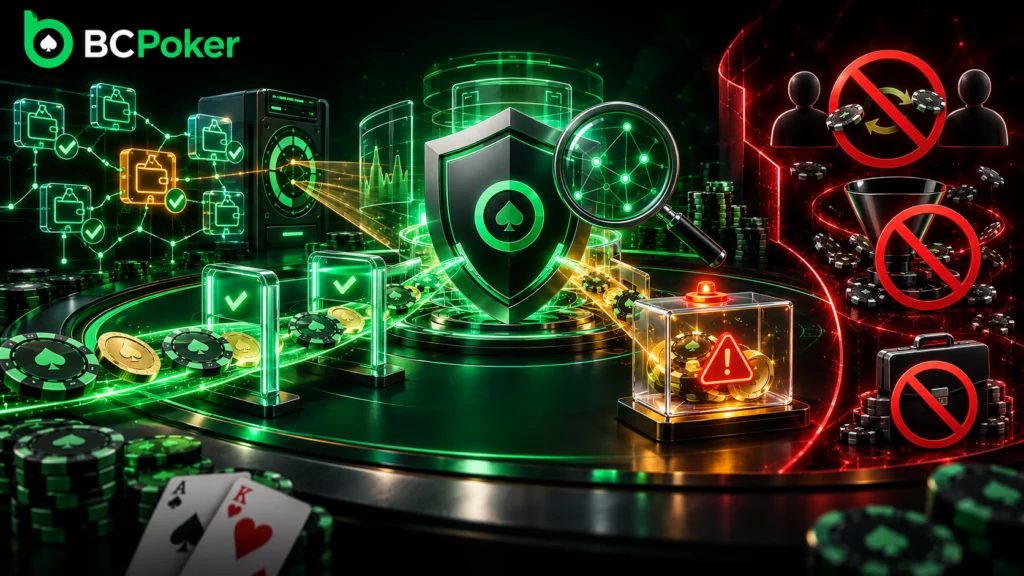 BCPoker AML transaction monitoring process